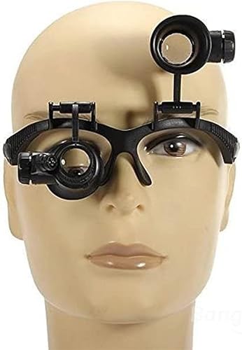 Miniatura 4 de Lupa LED de 10 x 15 x 20 x 25 x iluminada de doble ojo joyero reparación de lupa lupa