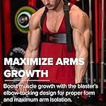 Iron Bull Strength Arm Blaster for Bicep Curls - Get Bigger Arms with Biceps Isolation Workout - Arm Support Strict Curl for Big Arms - Image 5