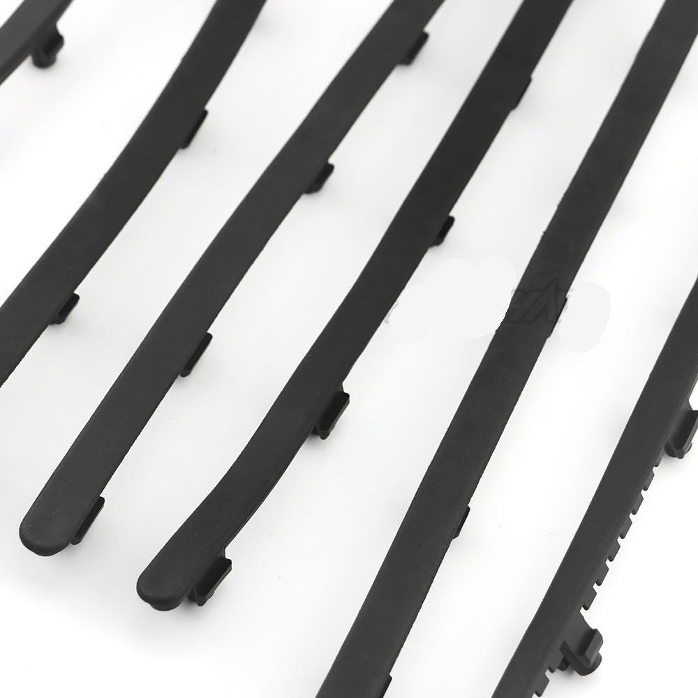 Strisce in gomma for pedane moto, rivestimenti antiscivolo for gradini, for Vespa GTS VESPA GTS 150 250 300 GTV 300 13-24(Black)