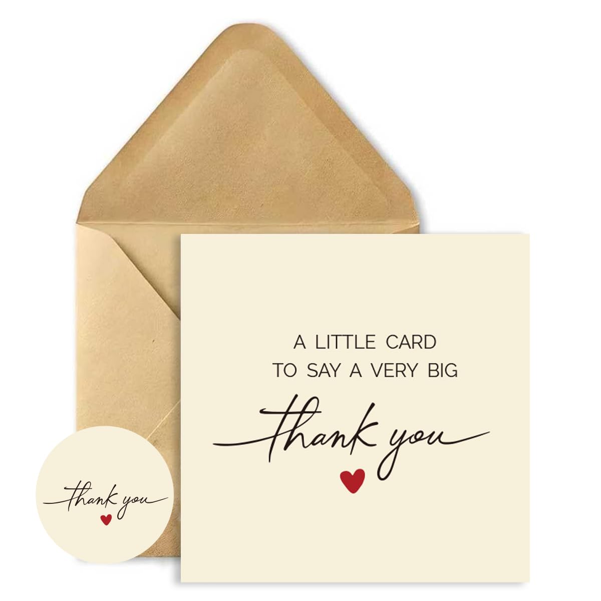 30 Pack 350GSM | Thank You Cards Mutipack,Thank You Card Matching Sealing Stickers with Envelopes,Baby Shower & Wedding Thank You Notes for Teather,Graduation,Business,Holiday Gifts