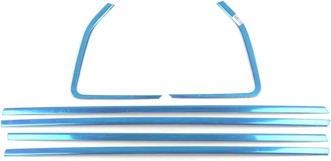 Car Accessories Fit for Nissan New Rogue 2021 2022 2023 2024 Lower Windows Frame Sill Molding Cover Trims (Chrome) 6PCS Stainless Steel