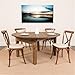 Flash Furniture HERCULES Series Round Dining Table | Farm Inspired, Rustic & Antique Pine Dining Room Table