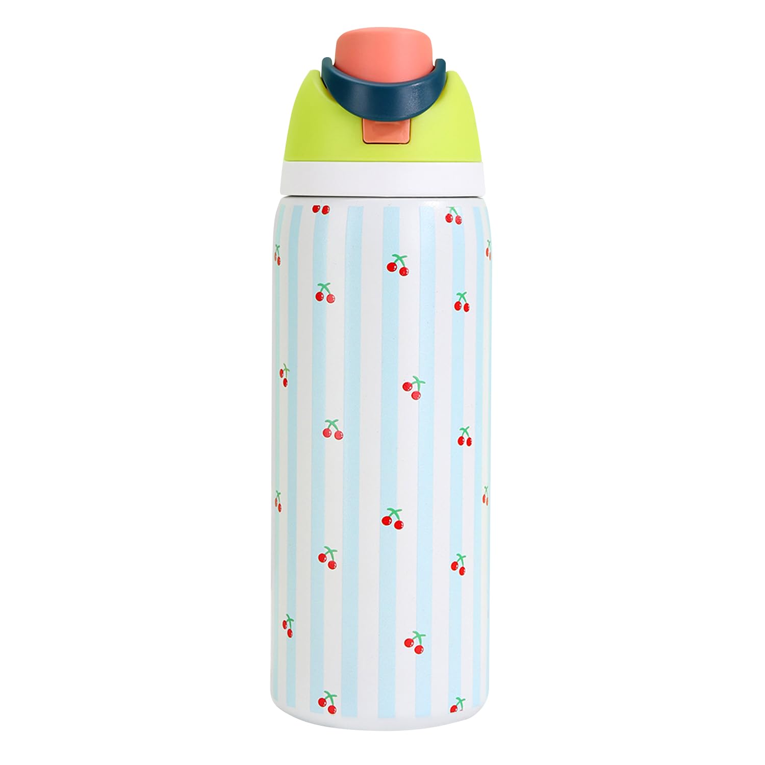 Myouhuo Sports Water Bottle with Straw 946ml - 10 Hours Cold - Iced - Stainless Steel - Leak Resistant Leakproof Thermal Flask for Cold and Hot Drink, Travel, Sports, Gym, Black