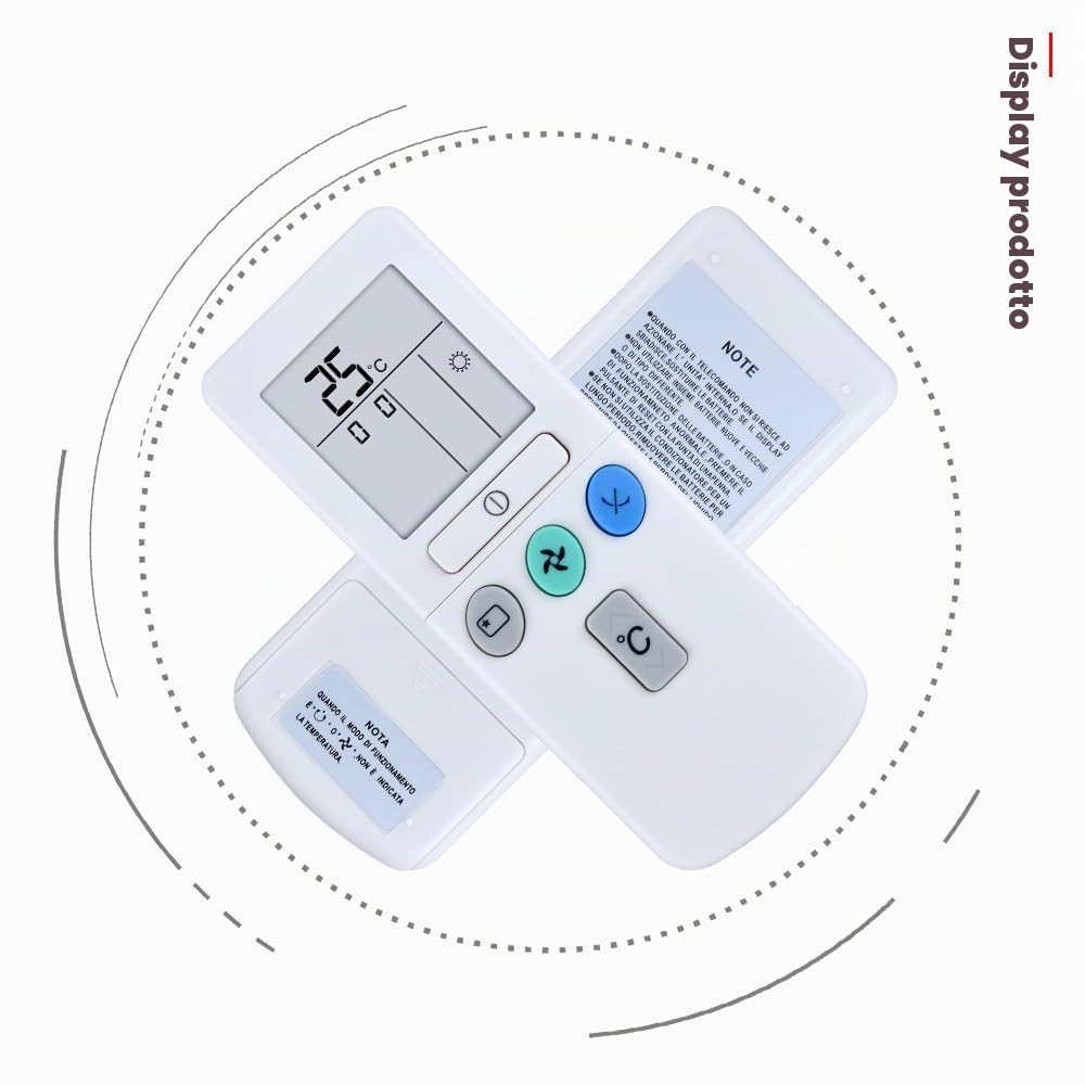 GOUYESHO Telecomando Hitachi RAR-3U4 – Sostituzione Facile E Veloce Per Condizionatori D'aria