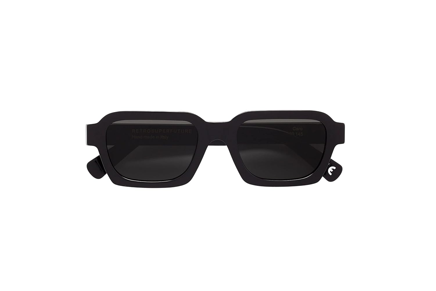 Retro Super Future Men's Caro Sunglasses, Black, 52 : Amazon