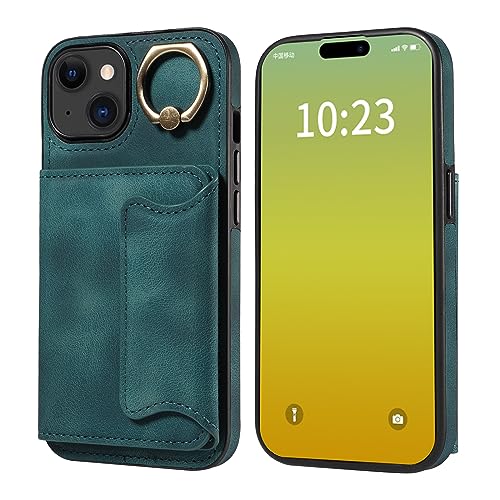 Étui de protection raffiné en cuir PU avec double fermoir iPhone 16