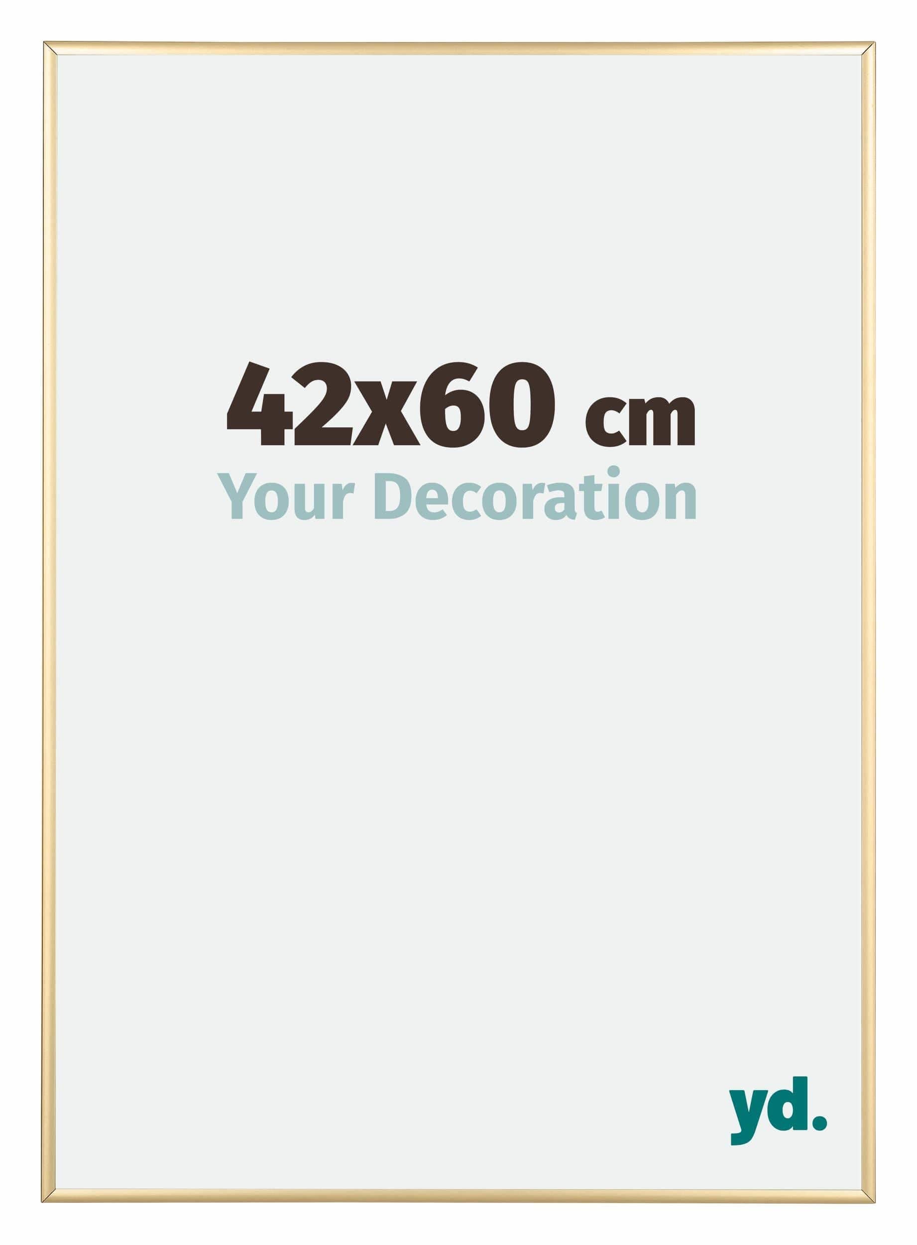 Your Decoration - Picture Frame 42x60 cm - Gold - Decorative Wall Frame in Aluminium with Antireflection - Frame 42x60 - Kent — image 1