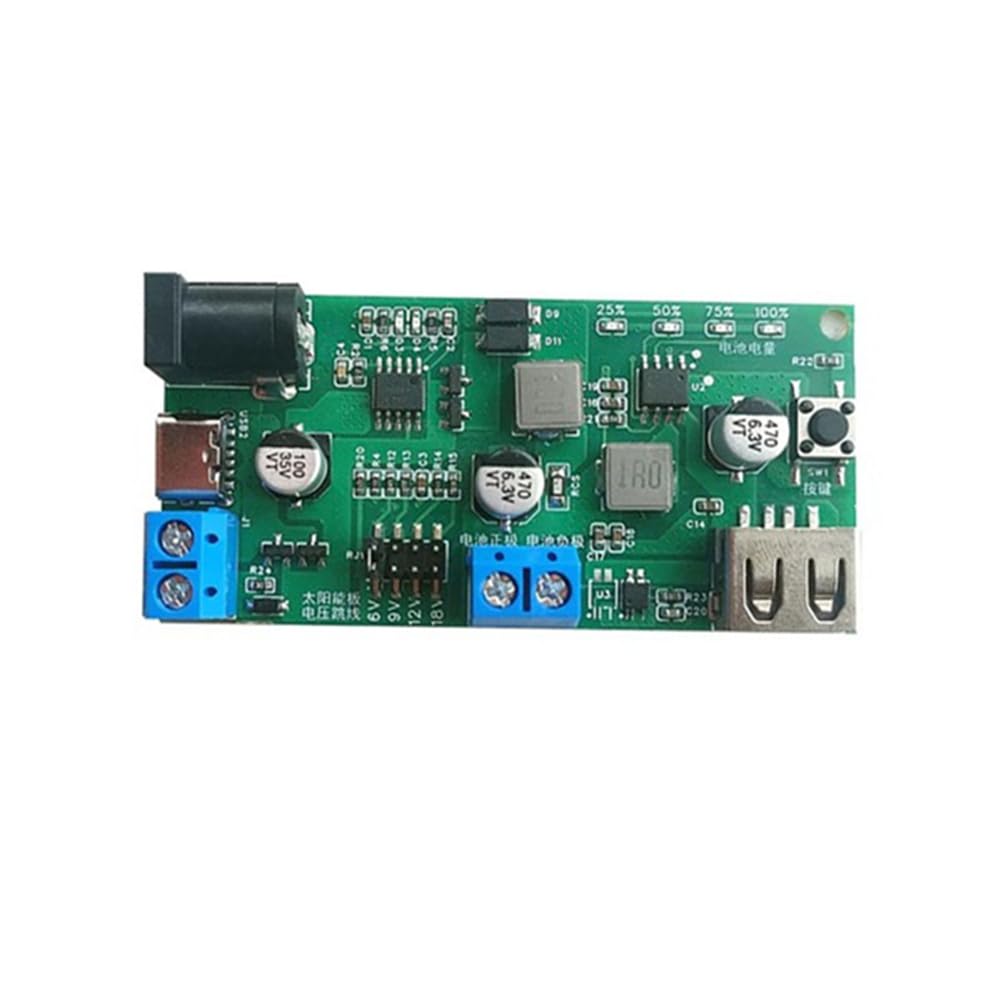 UDSKNV[KSL MPPT Solar Charge Control Board Module 2.5A with 5V/2.1A USB Output, Works for Single or Parallel 3.7V-4.2V Battery Systems