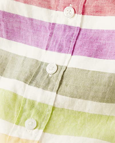 Gymboree,Girls,Spring Matching Dress Adult, Kids, Baby,Rainbow Stripe- Mom,Large #TOP1