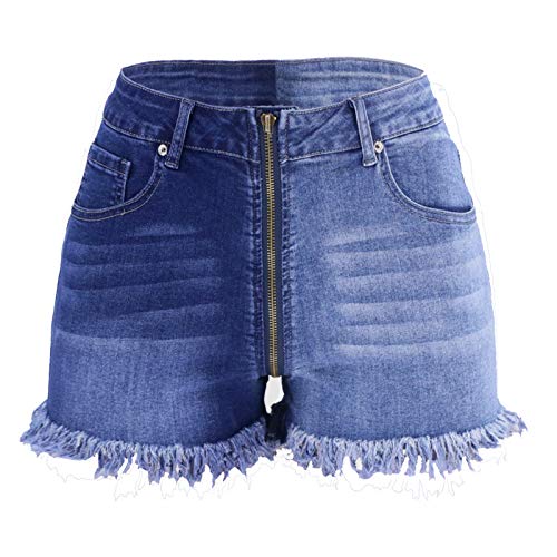 Women's Patchwork Patch Mini Hot Summer Denim Shorts Distressed Ripped Jeans Us 2/4 #TOP27