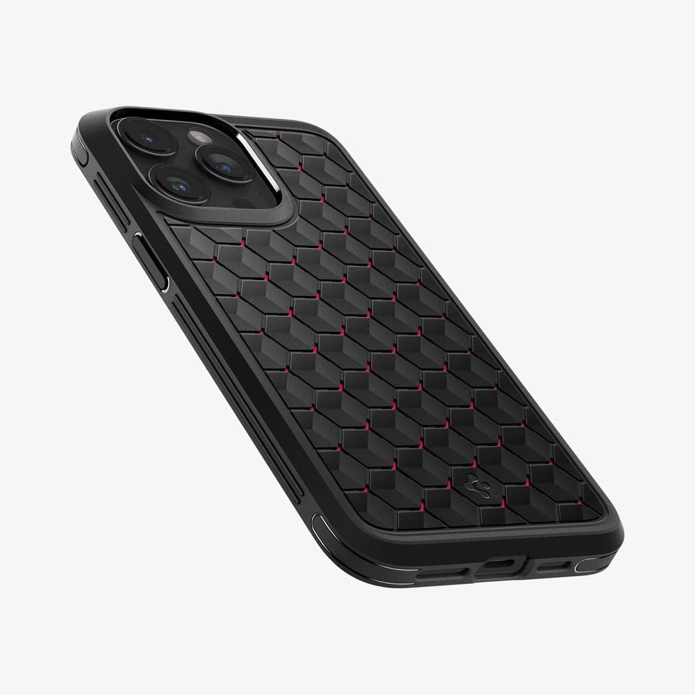Spigen Cryo Armor Designed for iPhone 15 Pro Max Case (2023) [Military-Grade Protection] - Cryo Red