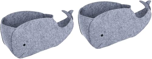 2 cestas plegables de tela de ballena, cubos de almacenamiento plegables de color azul, cajas de cubo plegables para almacenamiento disponible en Yaxa Peru