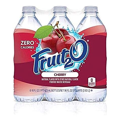 Fruit2O Zero Calorie Flavored Water, Cherry, 6 Count (Pack of 4) Cover