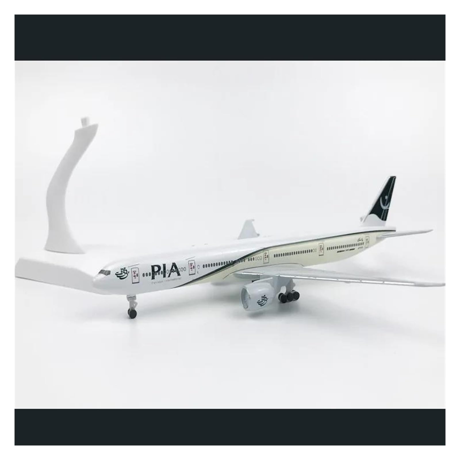 20CM dla B777 Pakistan Boeing 777 odlewany ciśnieniowo stop metalowy Model samolotu wykończona kolekcja pamiątek dekoracja zabawkowa Hobby zestaw gier