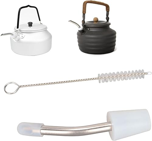 Miniatura 5 de Yosoo Boquilla de la tetera de la tetera de la tetera de la tetera extendida del acero inoxidable del canalón de la tetera al aire libre