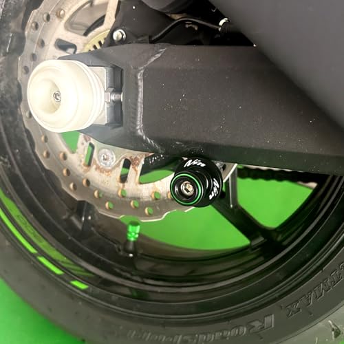 Image of Compatible with Ninja 650 2026 Ninja 500 SE Ninja 400 NINJA 1100SX 1000 SX 2017-2025 2026 ZX6R ZX10R ZX-4RR CNC Motorcycle Swingarm Spool Sliders Stand Screw
