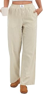 ANRABESS Women's Gingham Pants - Casual Lounge Pajama Bottoms for Home Sleep Resort Wear Price In India