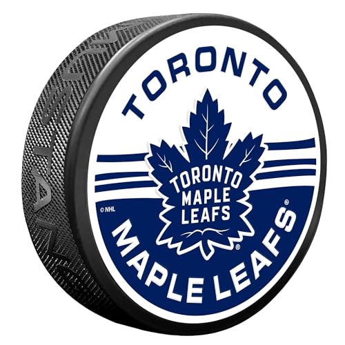 Sports Decor Toronto Maple Leafs Puck - Half & Half