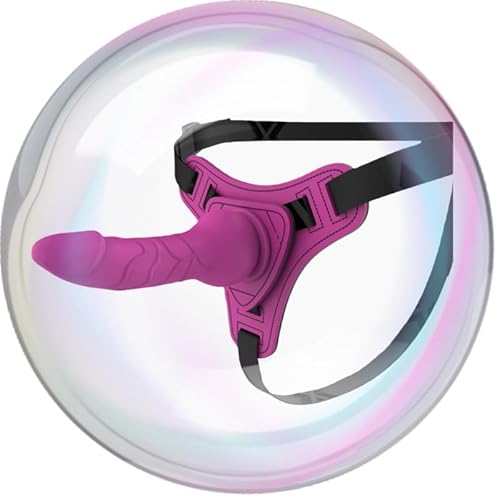 QiKKago Ceinture D'EntraîNement FéMinine RéGlable LéGèRe avec Tige en Silicone De 150mm, Joint De La Hanche De Couple D'éTirement Et De DéTente Trainer -Couple Cadeau-K6 (Rose)