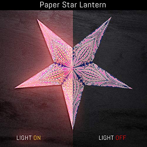 Image of GalaxyArts - Queen (Blue Pink, Medium) - Paper Star Lantern