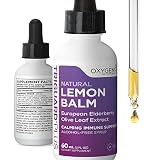 TriGuard Lemon Balm Plus - Lemon Balm Extract, Elderberry, Olive Leaf Extract Tincture 2 fl oz | For