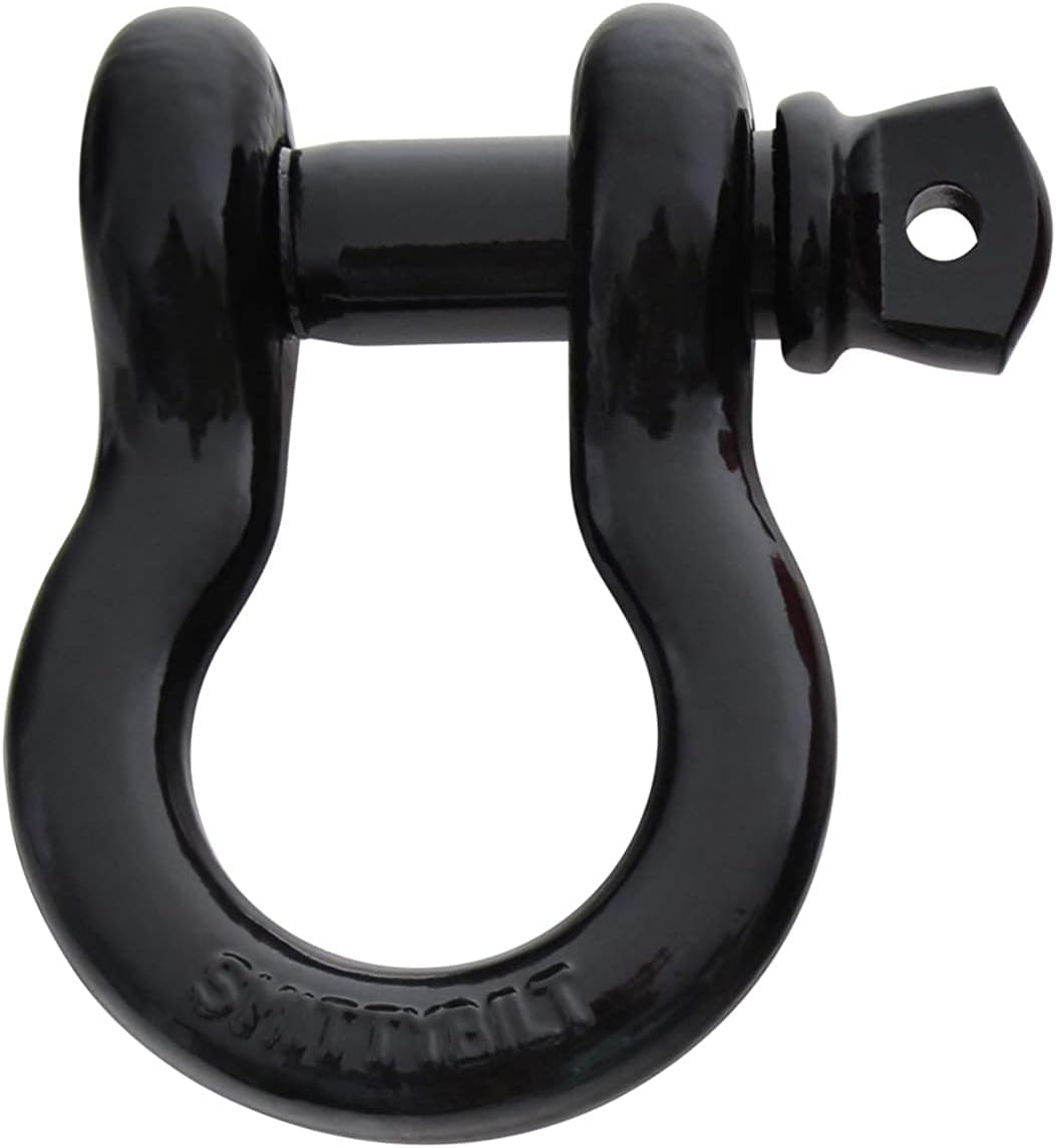 Smittybilt 3/4 inch D-Ring Shackle, Black Finish Part S-B13047B