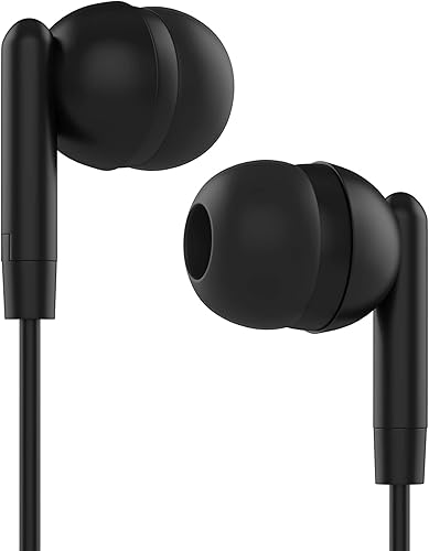 Miniatura 3 de Maeline Auriculares a granel con enchufe para auriculares de 0.138 in - Paquete de 100 unidades al por mayor - Negro azabache
