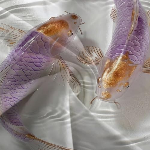 Housse de couette 3D koi pour chambre ado zen - 7