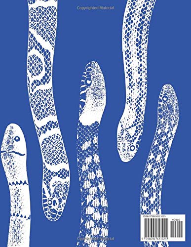 Snake Themed Lined Notebook - 8.5 x 11" - Perfect for Taking Notes & Makes a Great Gift for Snake Lovers. Unique Design: Lined Notebook - Image 2