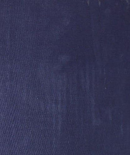 Highliving Luxury Parcale Plain Dyed Duvet Cover & Pillow Case Bed Set (Double Duvet Cover + 2 Pillows, Navy)