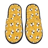Zapatillas Estar Por Casa Linda Abeja Mariposa Amarilla Hombre Y Mujer Pantuflas Adulto Zapatilla Viaje Zapatillas De Casa Para Spa Dormitorio L
