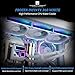 Thermalright Frozen Infinity 360 White Liquid CPU Cooler,Triple PWM Fans with 2000RPM,Desktop CPU Aio Cooler,for AM4/AM5&Intel LGA1150/1151/1200/2011/1700/1851,Infinity Mirror PC CPU Water Cooler