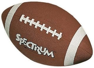 S&S Worldwide All Weather Intermediate Size Rubber Football. Tacky Easy to Grip Pebbles Surface. Intermediate Size Works Well for 11 to 14 Year Olds. About 10.7