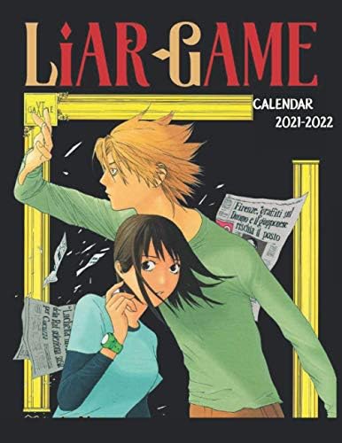 Liar Game Calendar 21 22 18 Month Grid Book Calendar With 8 5x11 Inches For Teens And Adults By Amazon Ae