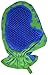 Items 4 U 00525 Hair Removal Mitt, Blue/Green