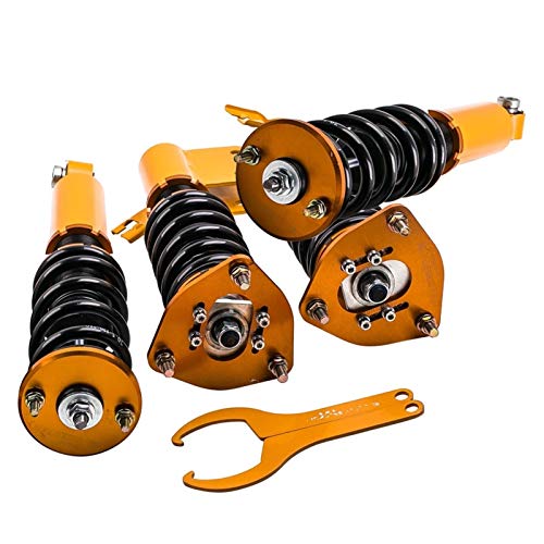AFSDF Fit for 200SX S13 CA18DET Coilovers CoilOver Shock Absorber Suspension Hatchback/Coupe Suspension Shocks Struts Front Rear Car Shock Absorber Shocks