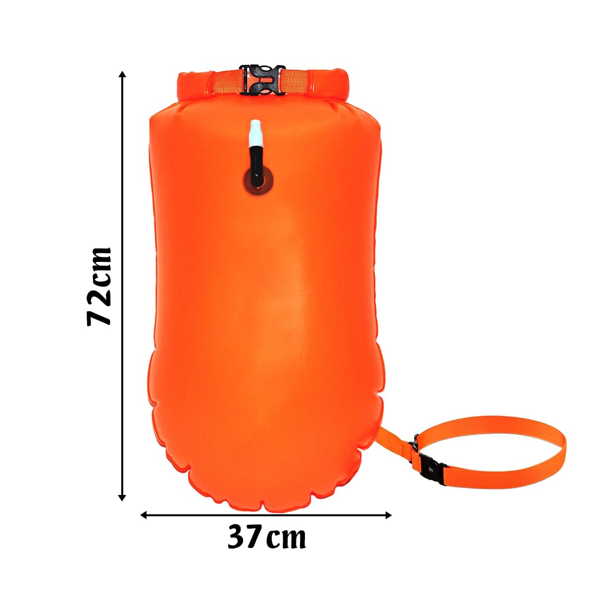 Boa di Nuotata,Boa Gonfiabile per Nuoto,Boa da Nuoto Acque Libere con Cintura in Vita Regolabile,Boa Nuoto Acque Libere Accessori,per Triathlon,Kayak
