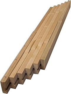 Osborne Wood Products Standard Wooden Table Slide Set, 40" Standard Extension Slide (Allows for 100" Opening), Soft Maple, 4 Leg Tables