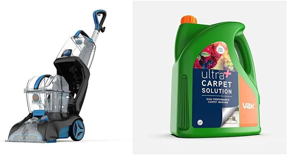 VaxRapid Power Plus Carpet Washer & Ultra+ 4L Carpet Cleaner Solution