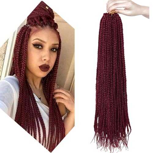 Box Braids Crochet Hair 22Inch Crochet Braids