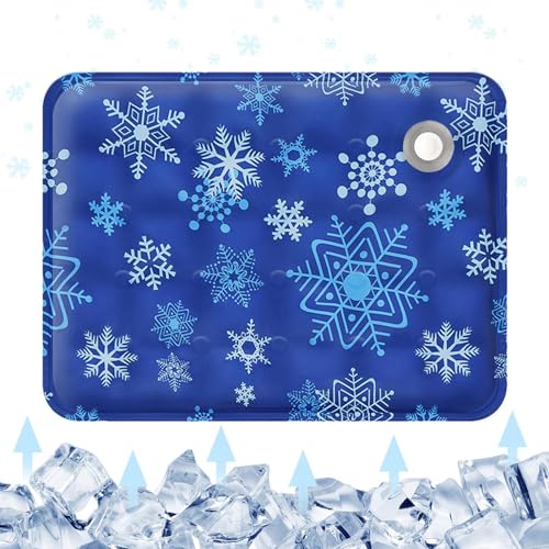 Dog Cooling Mat - 11.81x15.74in PVC Gel Pet Bed Pad, Heat Relief Cooling Pad, Portable Summer Pet Sleeping Mat, Water Filled Coo