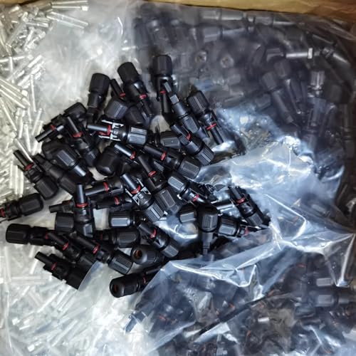 Conectores fotovoltaicos de rama para panel solar | Pack de 50 pares 6