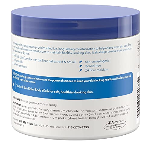 Aveeno Skin Relief Intense Moisture Repair Cream, 11 Oz (Pack Of 3) #TOP5