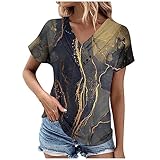 Bequeme Passform: Diese 3/4-Ärmel-T-Shirts oberteile für Damen bestehen aus hochwertigen Materialien und sind weich und angenehm zu tragen. Perfekt für ganztägigen Komfort.