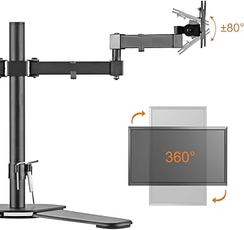 Amazon.co.jp: Bracwiser モニターアーム デュアルディスプレイ