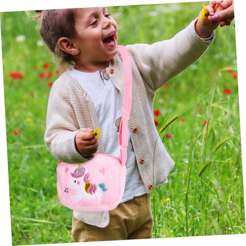 Plush Crossbody Bag for Cute Shape Storage Pouch Cartoon Shoulder Purse for Coins Items for Parties Everyday Use4