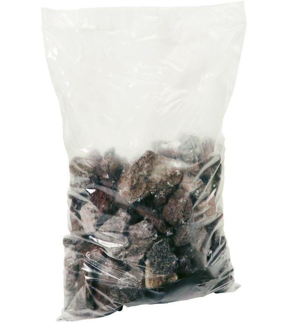 HENDI Pietra lavica, Grosso/Grande, per Diversi Tipi di Griglie e Barbecue a Gas, Roccia Vulcanica Naturale, Pietra Refrattaria, Sacco da 9 kg