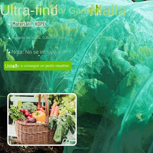 Red de protección para plantas exterior con cordón ajustable 6