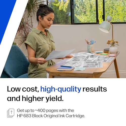 Image of HP 683 Black Original Ink Advantage Cartridge | original
