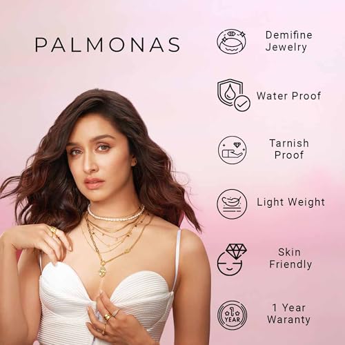 Image of PALMONAS Sparkling Line Bangle Bracelet for Women - Gift for Girls & Women | Waterproof & Anti-Tarnish Bangle Bracelet